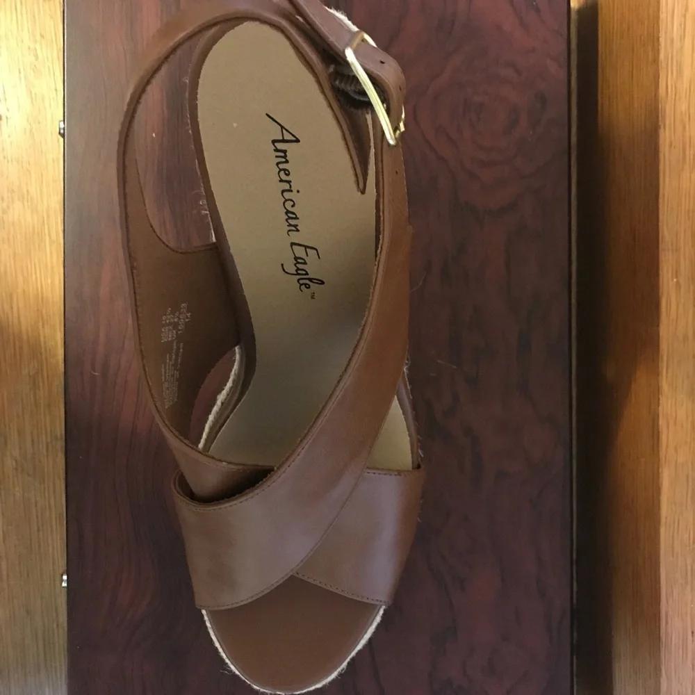 American Eagle Brown Wedges - Picture 6 of 8